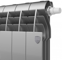 Биметаллический радиатор Royal Thermo BiLiner 350 /Silver Satin VR - 12 секц.