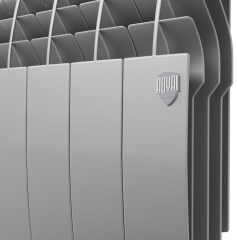 Биметаллический радиатор Royal Thermo BiLiner 350 /Silver Satin VR - 12 секц.