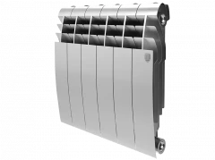 Биметаллический радиатор отопления Royal Thermo BiLiner 350 12 секций Silver Satin