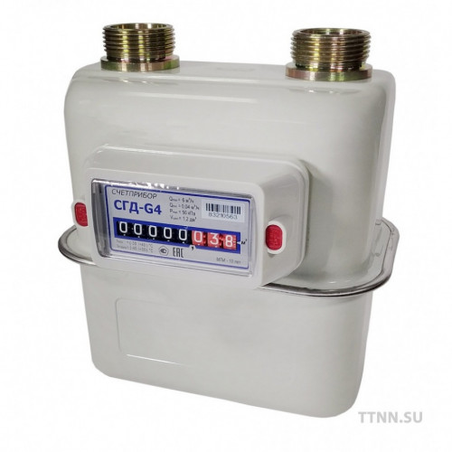 Счетчик газа Счетприбор СГД-G4 Левый 110 мм, 1 1/4