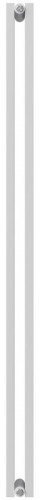 Стальной трубчатый радиатор 2-колончатый Royal Thermo Shift Q30 C2180 - 04 секц. RAL9016, боковое 1/2