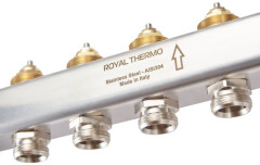 Для отопления Royal Thermo 1" ВР-3/4" НР, 10 выходов, нерж. (RTE 51.110)