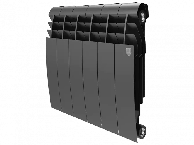 Биметаллический радиатор отопления Royal Thermo BiLiner 350 6 секций Noire Sable